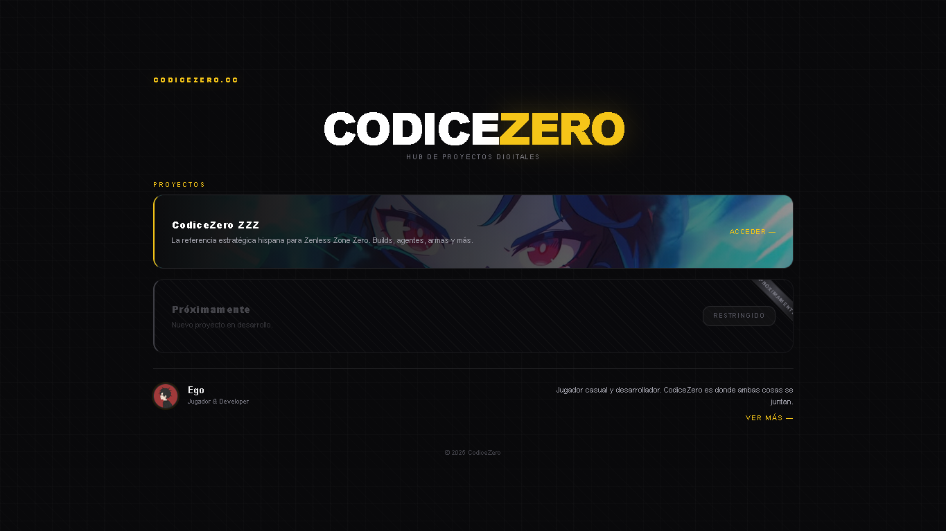 CodiceZero Hub